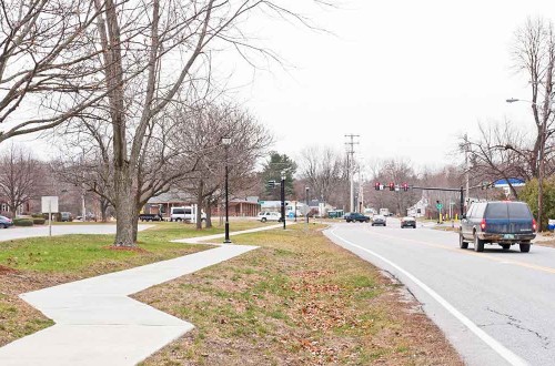 Warners Corner Sidewalk