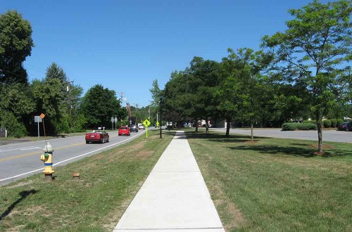 Warners Corner Sidewalk