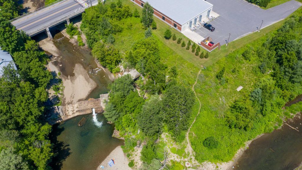 Existing conditions at the Cross Brothers Dam