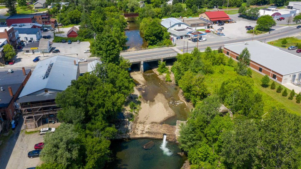 Existing conditions at the Cross Brothers Dam